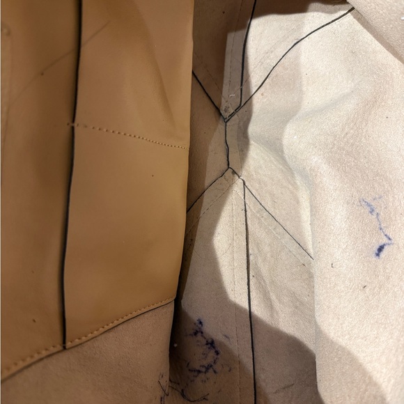 Michael Kors Beige Leather Backpack - Picture 6 of 7